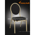 Apilamiento de silla de hotel de aluminio para banquetes y sala de bodas (YC-ZL22)